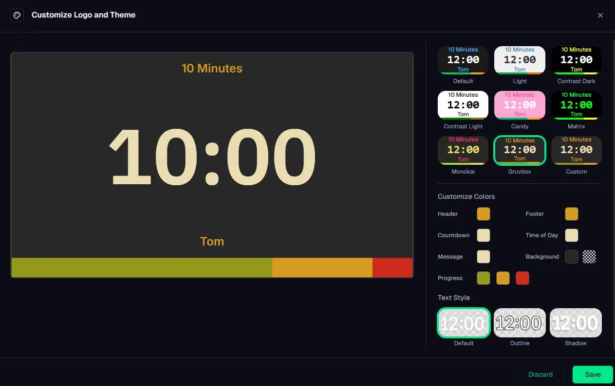 xtimer.app dark