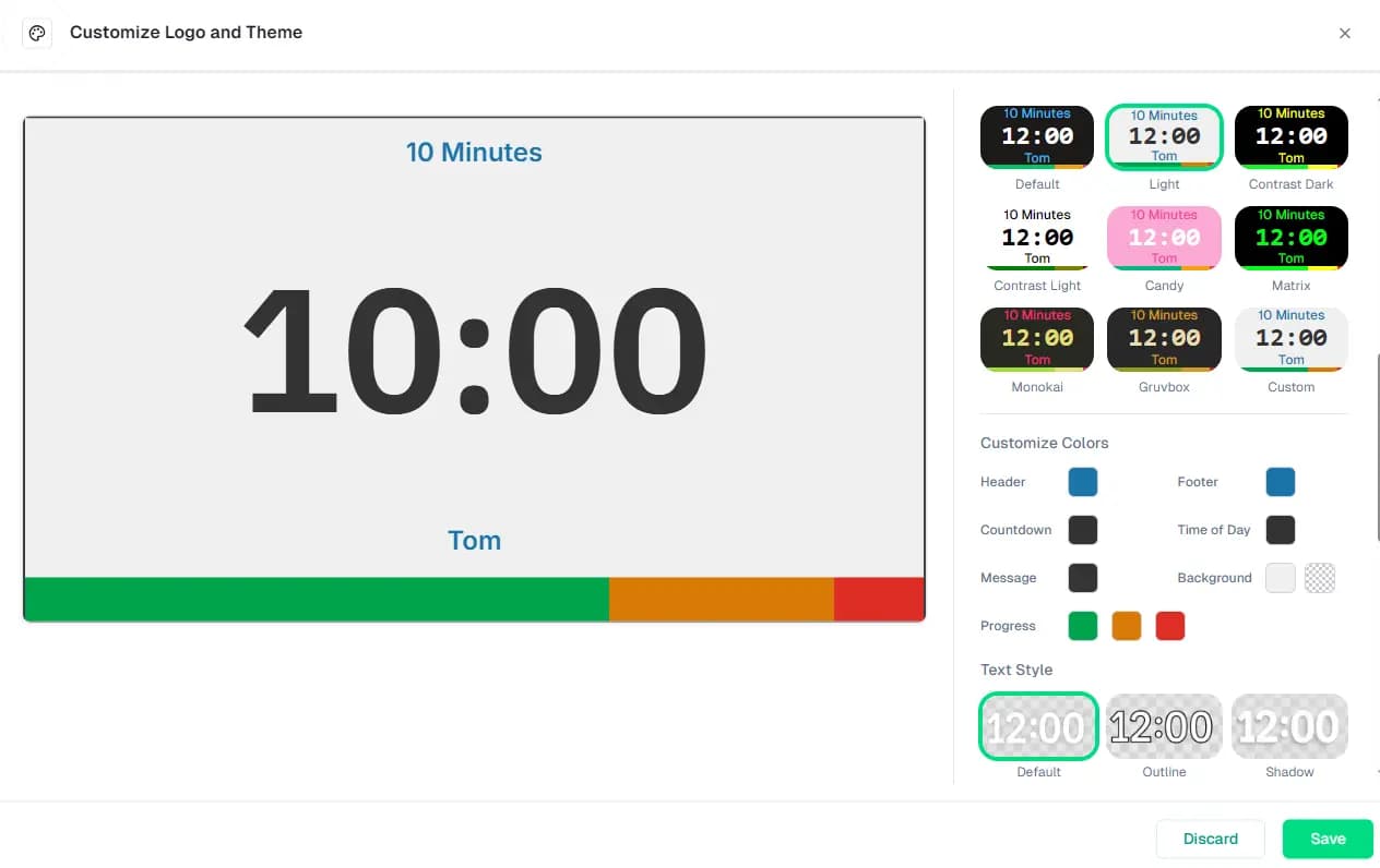 xtimer.app light
